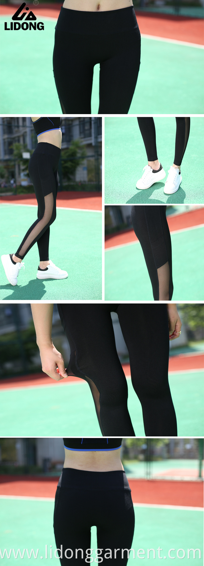 wholesale fashion breathable soft compression tights yoga pants for womens